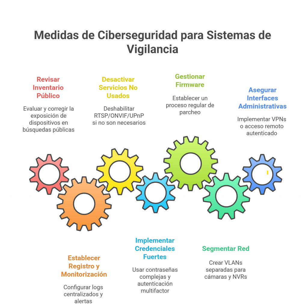 Medidas de Ciberseguridad para Sistemas de Vigilancia